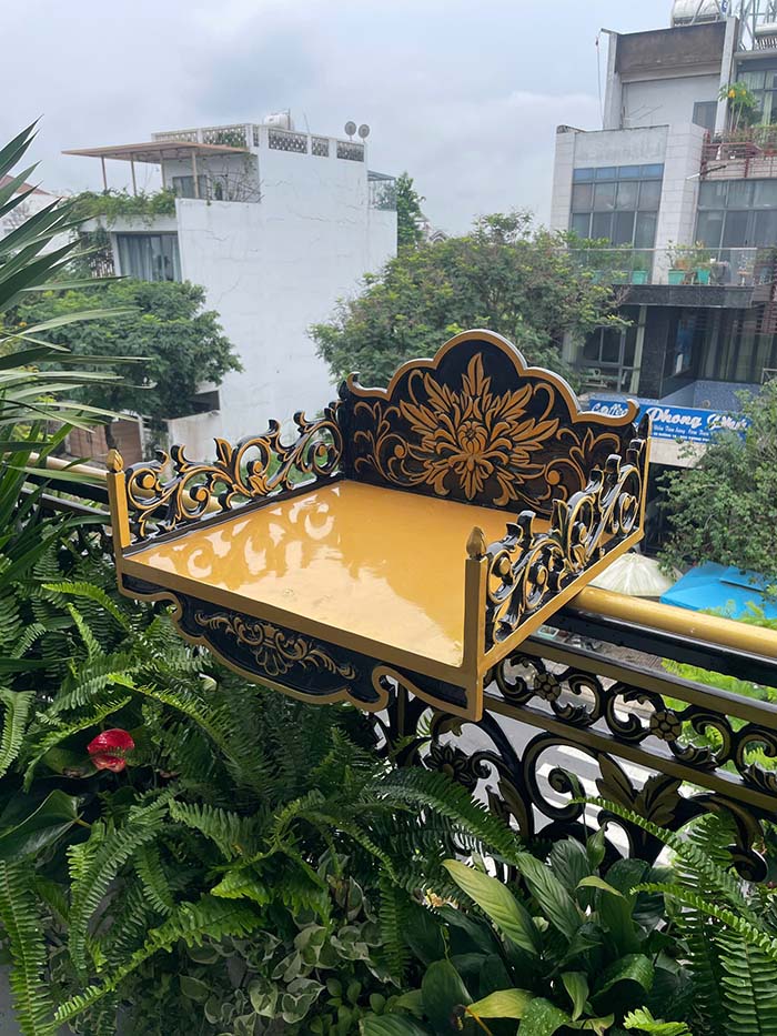 Bàn thờ thiên ngoài trời nhôm đúc